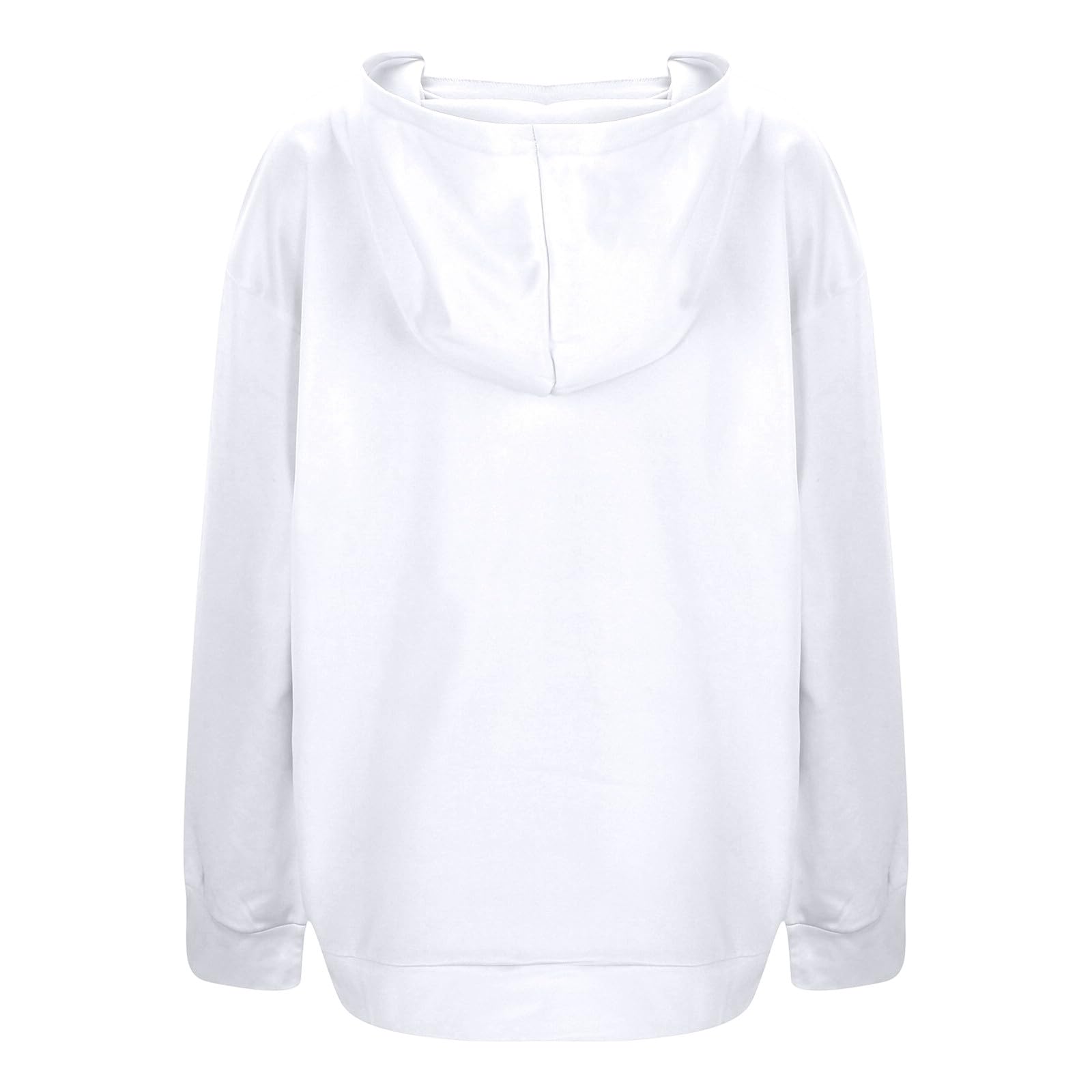 Générique Winter-Sweatshirt mit Kapuze, mit Tasche, kuscheliger Fleecepullover für lässiges Outfit, warmes und weiches Oberteil, langärmlig