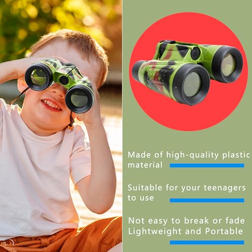 Binoculares infantiles camuflaje compactos pack de 12 miniatura 3