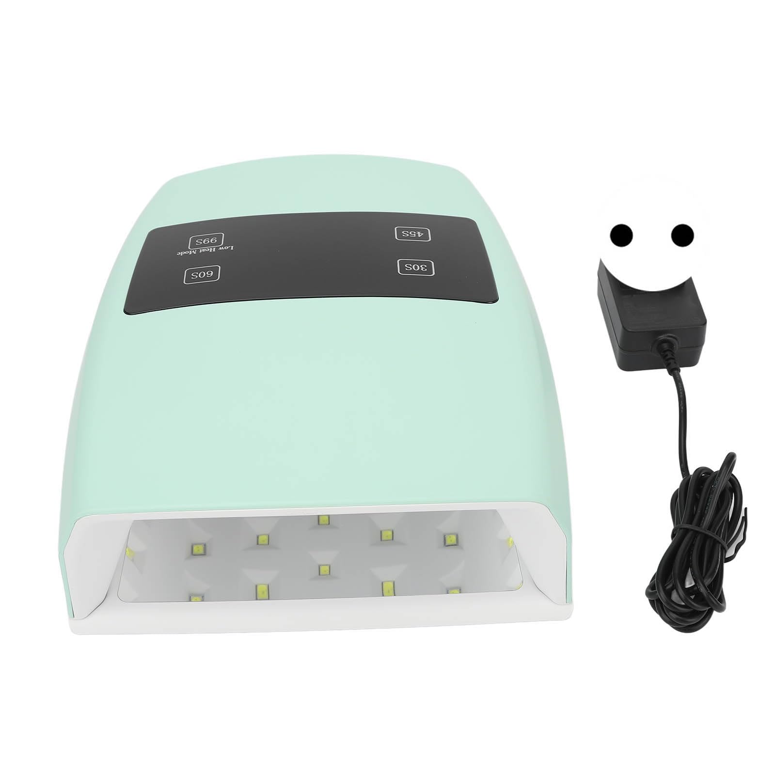 Sèche-Ongles Gel 96W, 32 Puces Lumineuses, 4 Réglages de Temps, écran LED, Lampe de Polymérisation pour Vernis à Ongles, 100 240V (Prise UE)