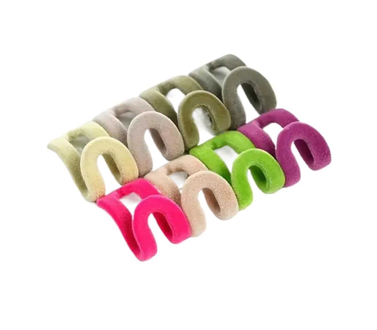 Clothes Hanger Connector Hooks 30pcs Mini Flocking Hanger Hooks Velvet Clips Cloth Wardrobe for Wardrobe Closet Organizer(Mix colors)