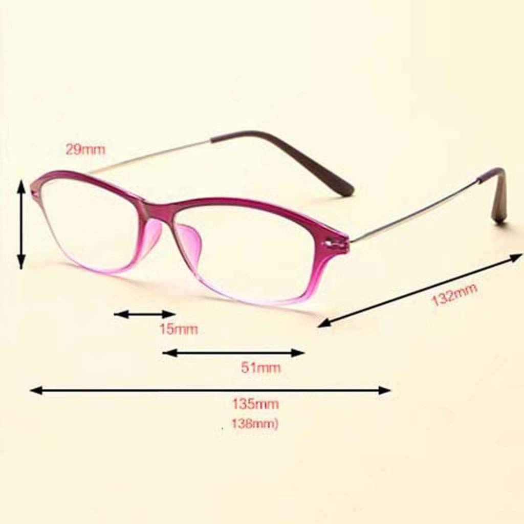 TR90 Gafas presbiópicas Resina para Hombres y Mujeres Resina, Lente HD, D1.00 - D 3.00 Gafas para Ancianos - Apto para Todo Tipo de rostros