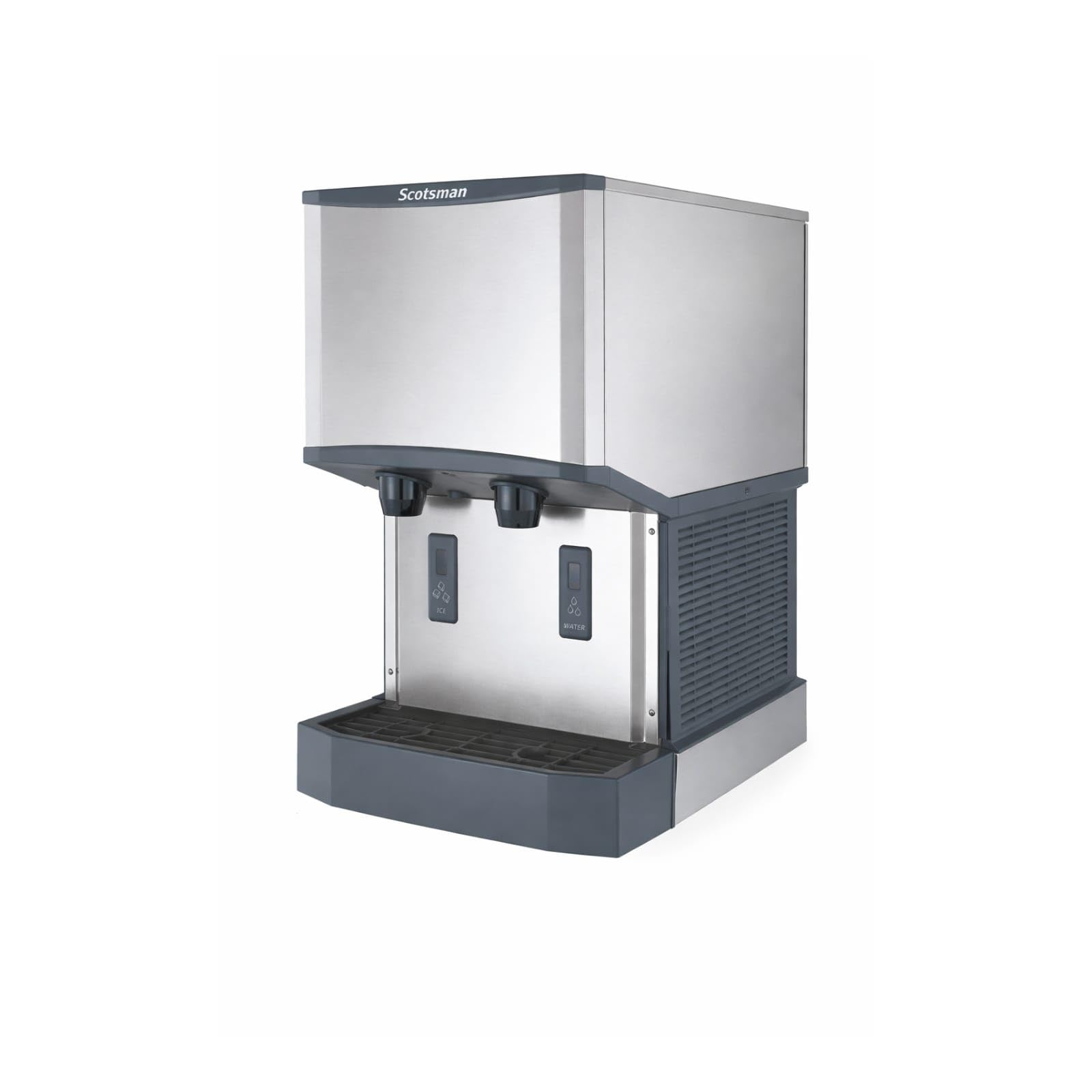Scotsman Meridian Touchfree Countertop Nugget Ice Maker & Water Dispenser - 500 lb/Day, 25 lb Storage Bin on Fridge.com
