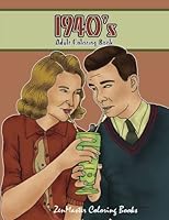 1940's Adult Coloring Book 1542483115 Book Cover
