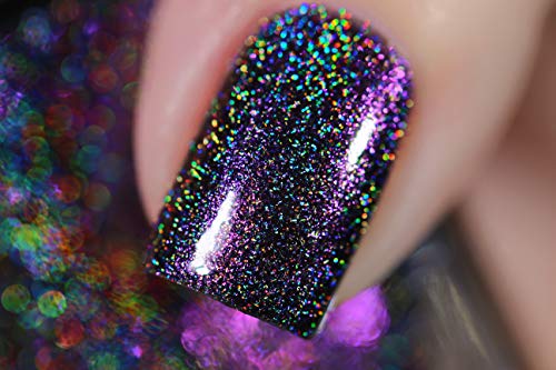 Image of ILNP Pulse - Purple to Gold Color Kissed Ultra Holographic Nail Polish