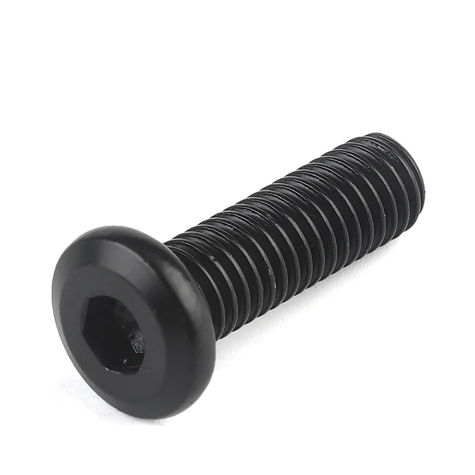 10 szt. M3 M4 M5 M6 M8 Czarny stal węglowa Duży płaski sześciokątny imbusowy łącznik śrub meblowych(35mm,M8 x10pcs)