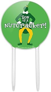 Acrylic Elf Movie Son of a Nutcracker! Cake Topper Party Decoration for Wedding Anniversary Birthday Graduation