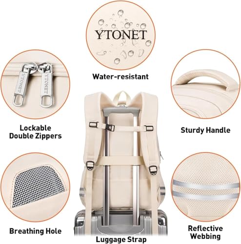Image of Ytonet Gym Backpack for Women Men, Travel Backpack with Shoe Compartment
