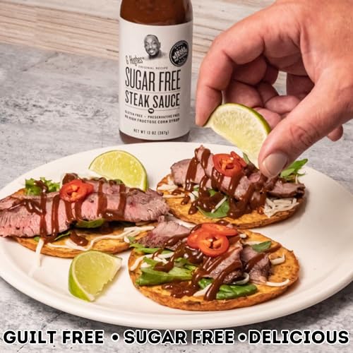 image for G Hughes Sugar Free, Steak Sauce - Gluten Free Steak Sauces, Keto Stea