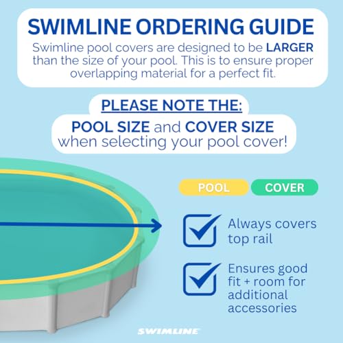 Cobertor de piscina Hydrotools Swimline 15 FT redondo miniatura 5