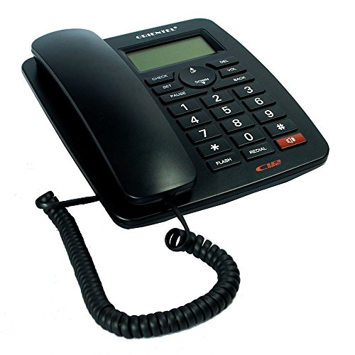 istore Landline Caller ID Phone Telephone Corded Phone for Office and Home Purpose Orientel KX-T1577 CID (Random Color)