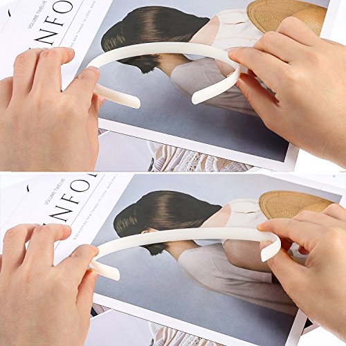 Bandeau de Cheveux en Plastique 10 mm Plaine Vierge pour Customisation de Serre-Têtes - 5