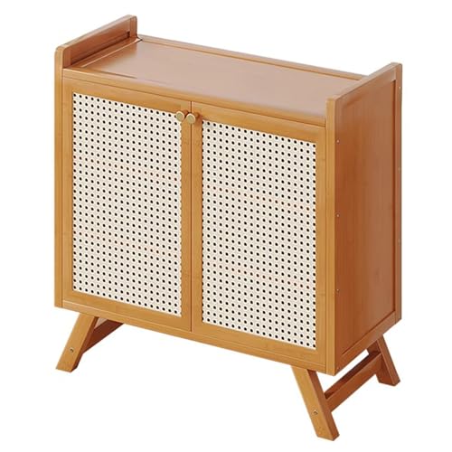 Meuble de rangement à chaussures fermé grand volume pour placard et couloir d'entrée