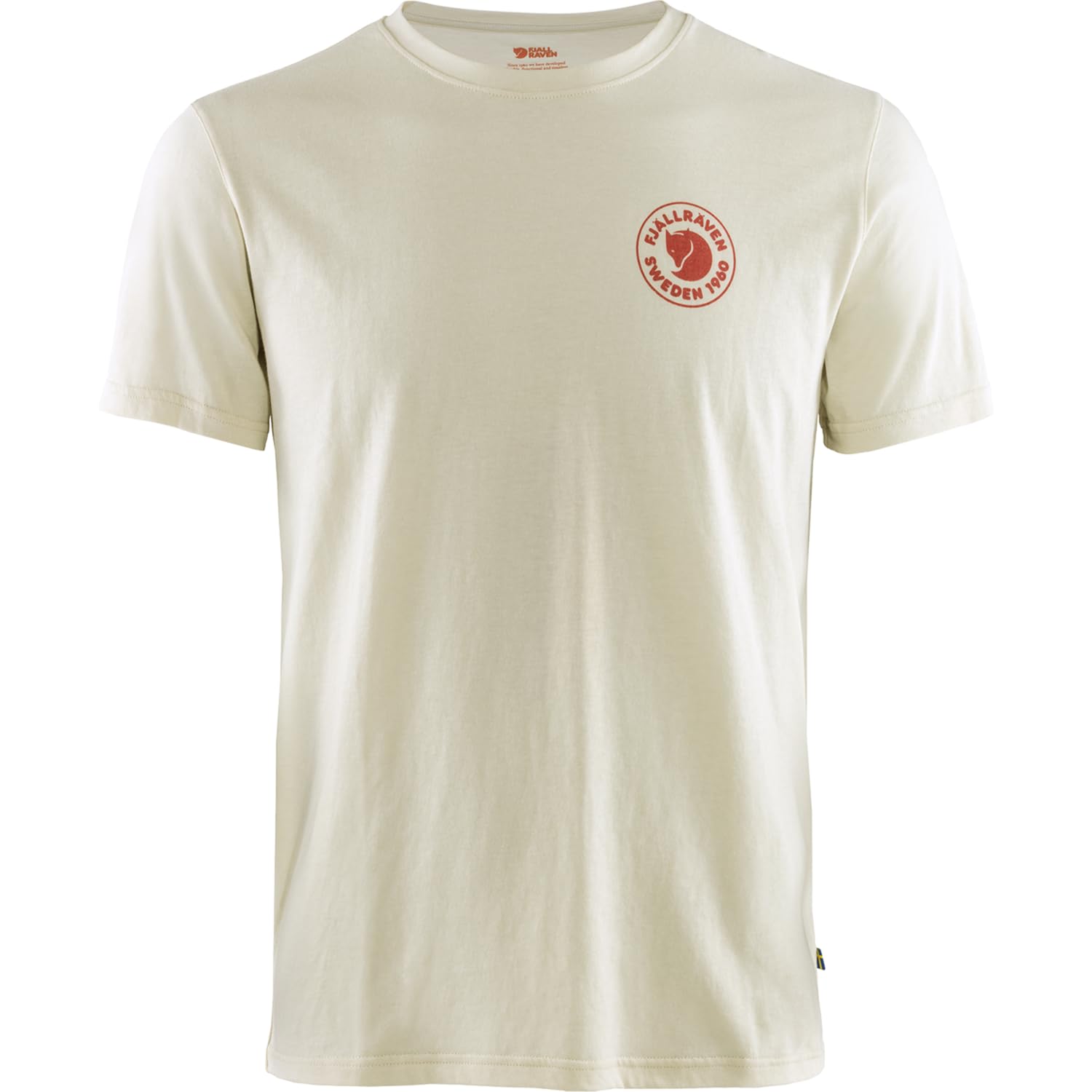 Fjallraven Men's White 1960 Logo T-Shirt - Chalk 113 - Size 36