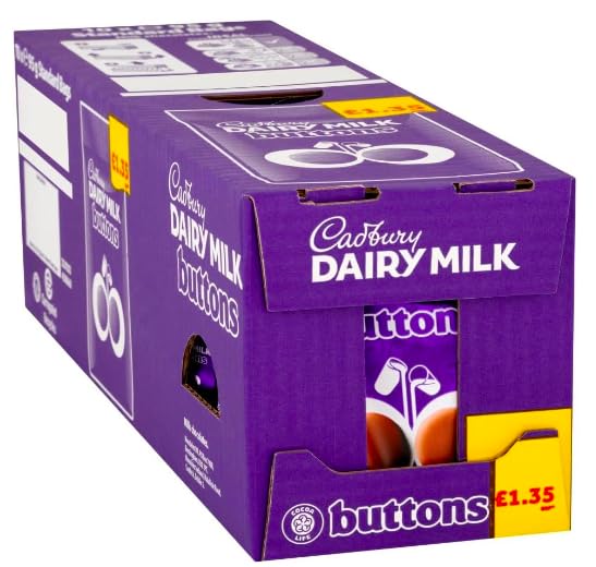 Dairy Milk Buttons Chocolate Bag Case of 10x85g