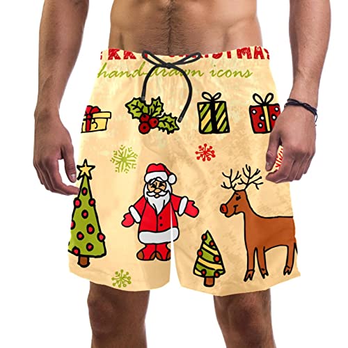 Maillots de bain pour hommes JDEZ cadeau de Noël short plage