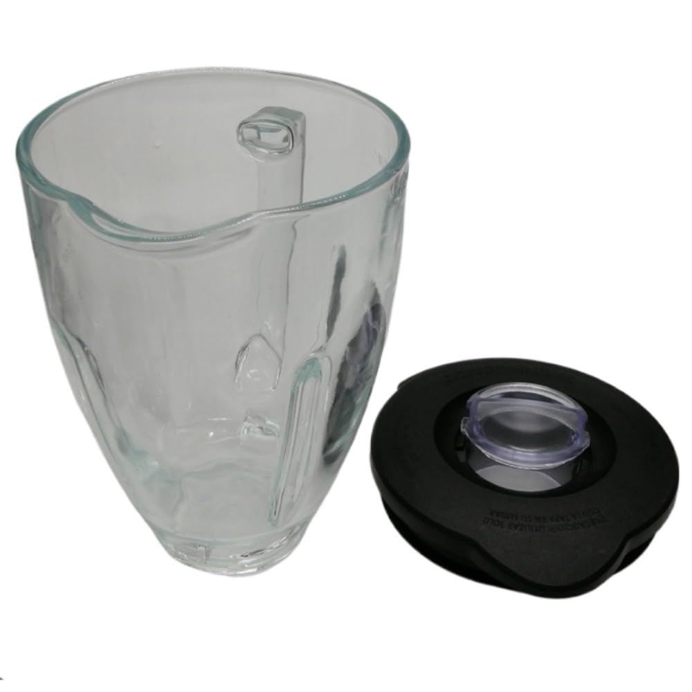 Bocal En Verre De Rechange 124461, Couvercle Inclus, Compatible Avec Le Mixeur Oster Classic Series