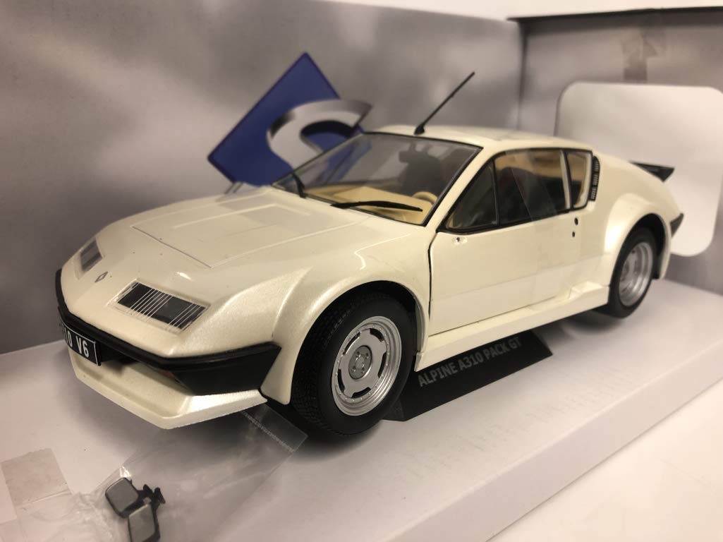 Solido 1/18 S1801201 – Renault Alpine A310 Pack GT Blanche – Miniature Diecast Neuve