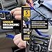 Tresalto Auto Trim Removal Tool Kit - 5 Piece Set for Dash, Door Panel, Clip Remover - Scratch-Resist Nylon Pry Tools for Interior Car Trims Work - Panel Prying Tools Included - Blue