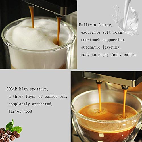 Máquina de café expreso Máquina de café Cafetera, Máquina de espresso, Control de WiFi, Máquina de Cafetería de Bomba… - Imagen 6