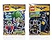 The LEGO Batman Movie Minifigure - Batman and Joker with Grin Combo (Limited Edition Foil Packs)