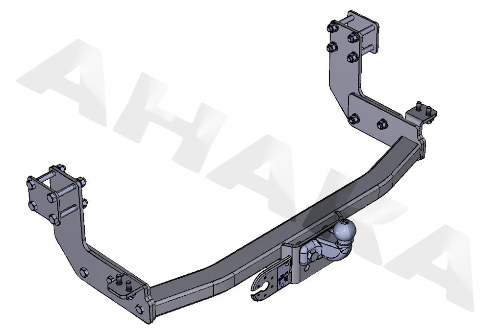 ATTELAGE avec faisceau 7 broches | Mercedes Sprinter W901-05 / Volkswagen LT 28 - 35 de 1995 à 2006 Fourgon Bus (empattement = 3050mm, roues arrière simples) / crochet «col de cygne» démontable avec outils