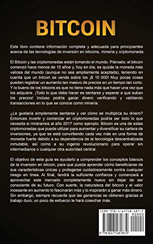 Bitcoin: Una gua esencial para principiantes acerca de las tecnologas de inversin en bitcoin, minera y criptomoneda (Spanish Edition) - Image 2
