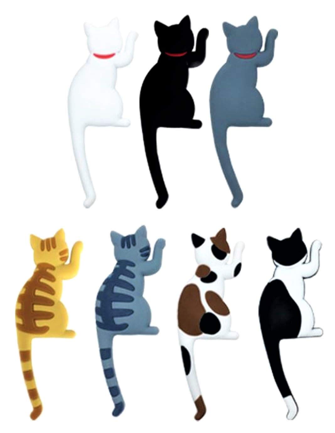 Amazon.co.jp: 【ぴぴっと】 ねこグッズ かわいい マグネットフック 猫