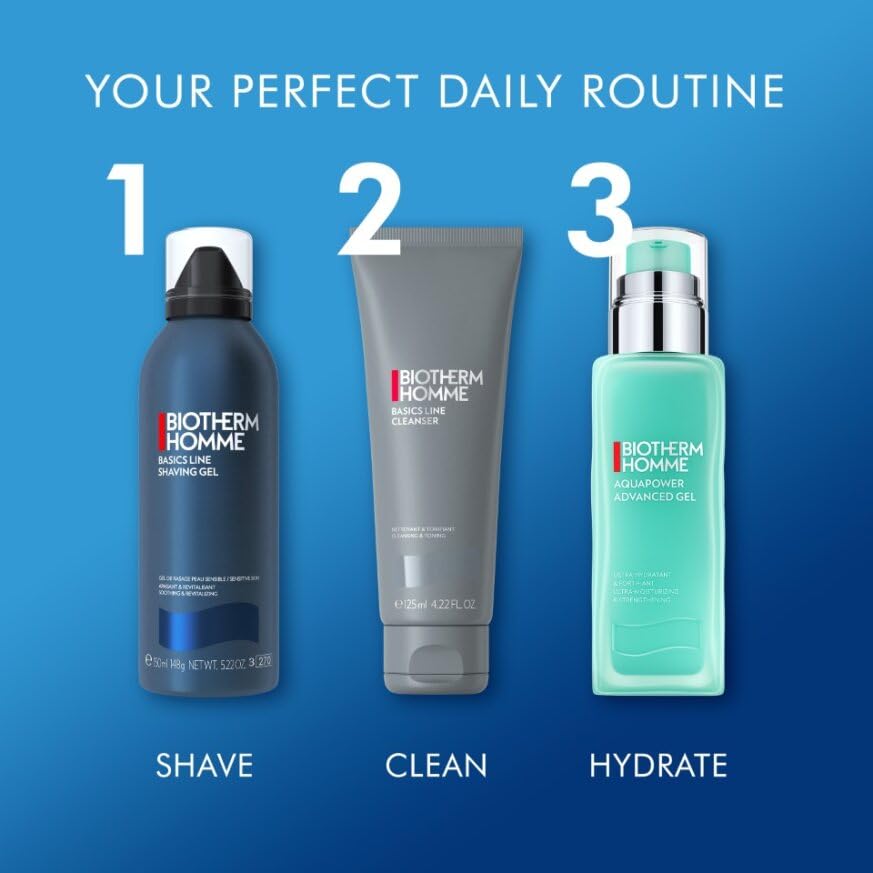 Biotherm Homme Face Cleanser for Men, Face Wash and Toner for All