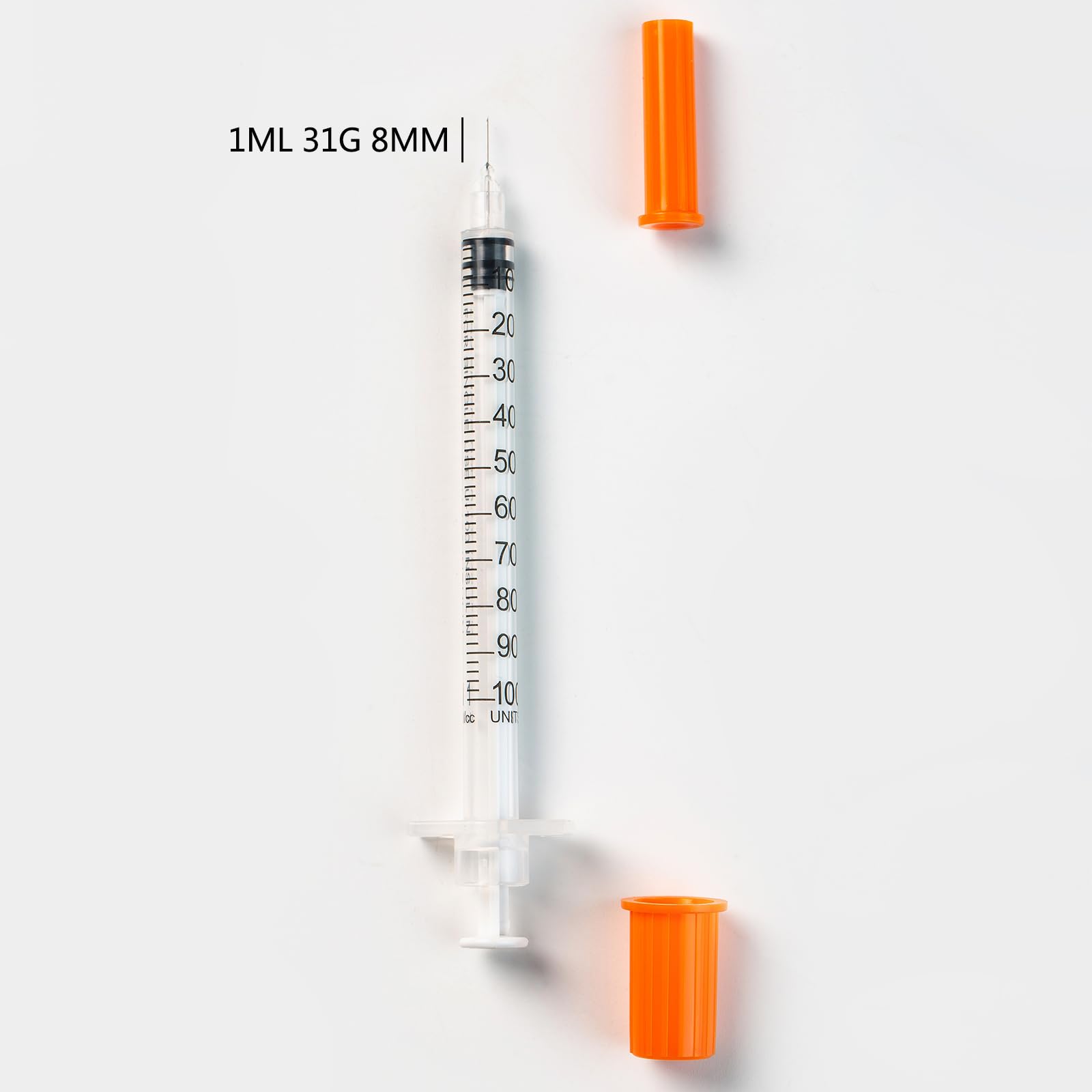 Zestaw strzykawek z tworzywa sztucznego 1 ml/cc z akcesoriami laboratoryjnymi (31 g) wielofunkcyjne narzędzia pomiarowe (20 sztuk)