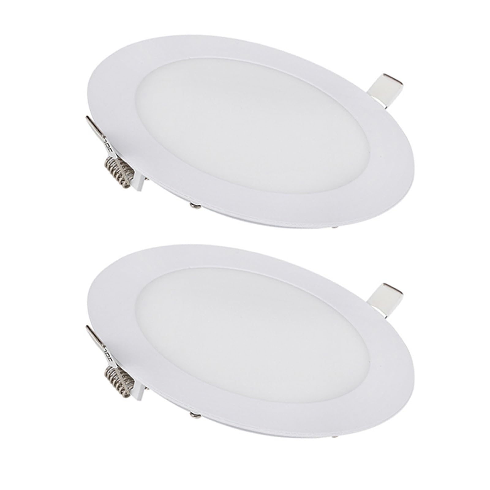 Lámpara de Techo LED Plana empotrada de 3 W 6 W 9 W 12 W 18 W y 24 W Ideal for Dormitorio Sala de Estar Comedor y Pasillo(24W,2 Pack)