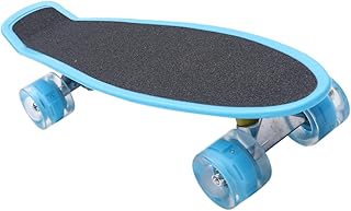Toyvian Iniciante 1Pc Fosco Skate Pequeno Peixe Placa Skate Para Crianças Mini Skate Crianças Longboard Completo Skates s Skate Flash Skate Jovens Roda Leve Criança Maior