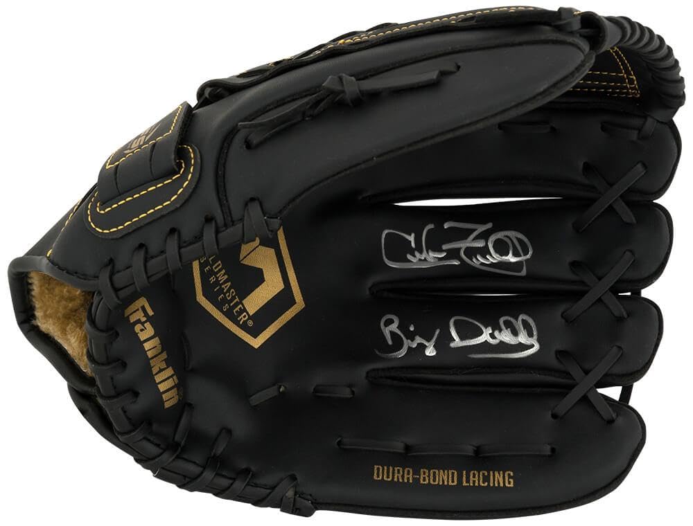 Cecil Fielder Signed Franklin Fieldmaster Baseball Fielders Glove w/Big Daddy - Autographed MLB Gloves