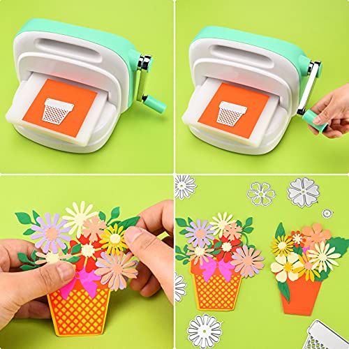 2 Sets Flower Leaf Metal Cutting Dies Leaf Background Frame Stencil Template Flower Shaped Embossing Cutting Stencils for DIY Embossing Photo Frame Decorative Scrapbook Card(Rich Style)