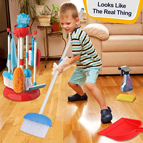 image for GINMIC Detachable Kids Cleaning Toy Set, Pretend Play Household Cleani