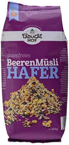 Bauckhof Hafermüsli Beeren glutenfrei (1 x 425 g) - Bio Cover