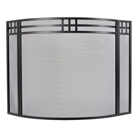 Modern Ember Mill Creek Fireplace Screen Cover