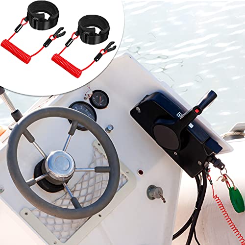 Cuerda de seguridad Stop Kill interruptor de parada de emergencia motor fuera de borda barcos 7