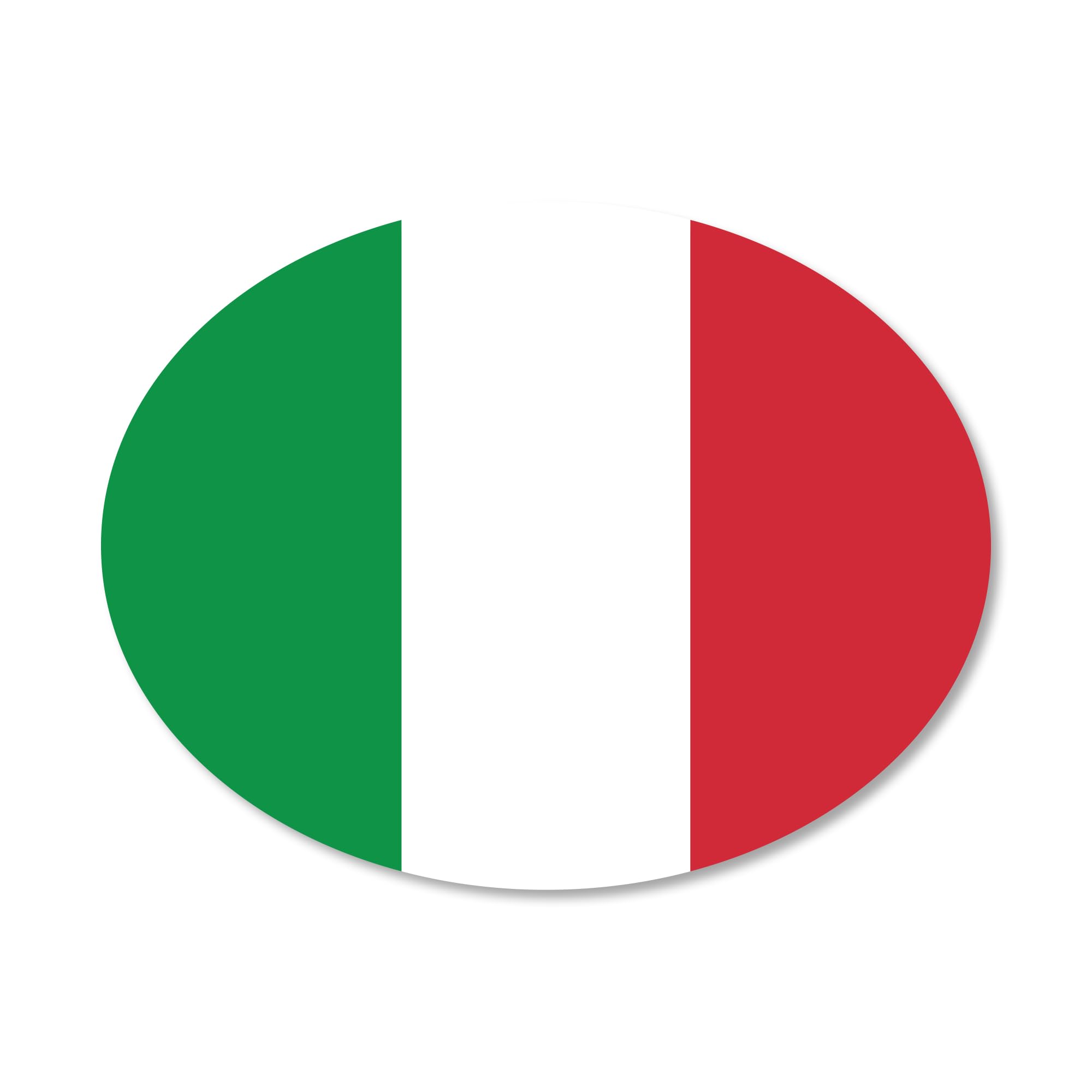 Italy Flag Car Sticker – Italian National Flag Decal, Proud Italian Heritage Badge – Premium Waterproof, Fade-Resistant, Bubble-Free Application Vinyl Skin – Vehicle, Laptop & Travel Use (ITA)
