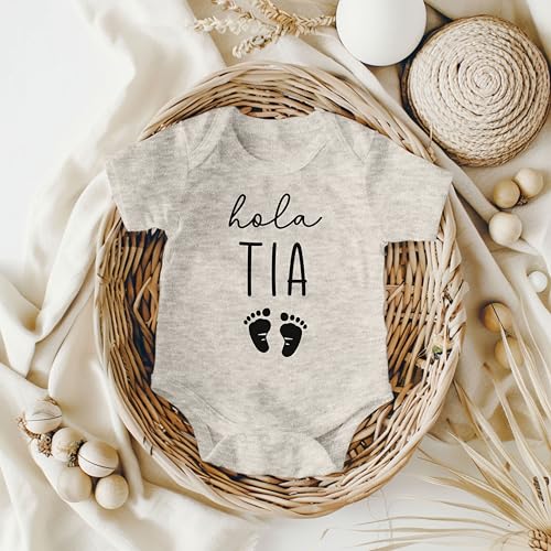 Hola Tia Surprise Pregnancy Announcement for Spanish Aunt, Sister2