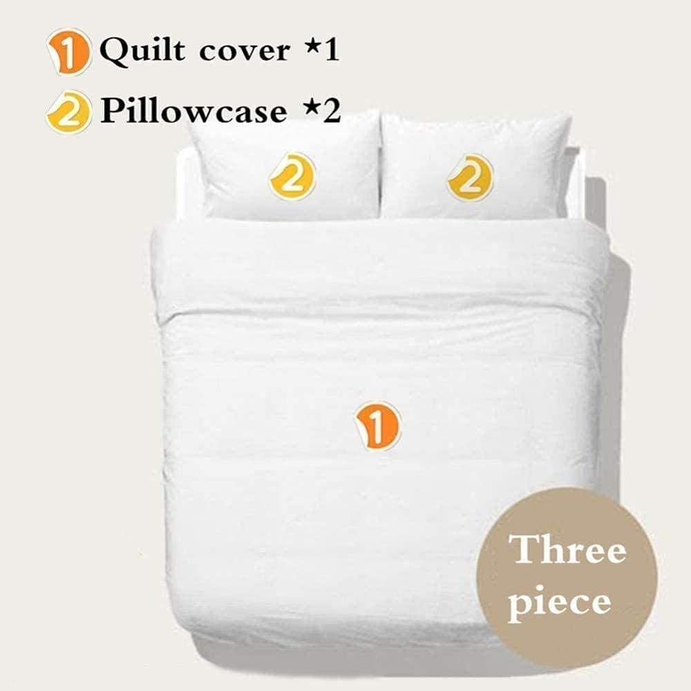 Set di biancheria da letto semplice e semplice copripiumino king size super morbido e confortevole verde chiaro set di biancheria da letto Ropa De Cama full size (210x210cm)