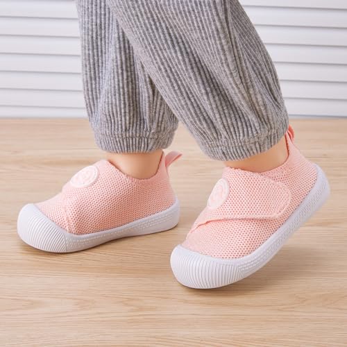Image of BMCiTYBM Baby Shoes Infant Boy Girl First Walker Shoes Toddler Walking Shoes Lightweight Non-Slip Sneakers for 6 9 12 18 24 Months