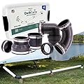 Fernco QwikCamp RV and Camper Sewer Waste Plumbing Connection System Kit with Slip Fit Coupling Adapter for 3-in. PVC Pipe