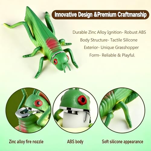Encendedores Turbo Butano Pack 2 Diseño Saltamontes miniatura 2