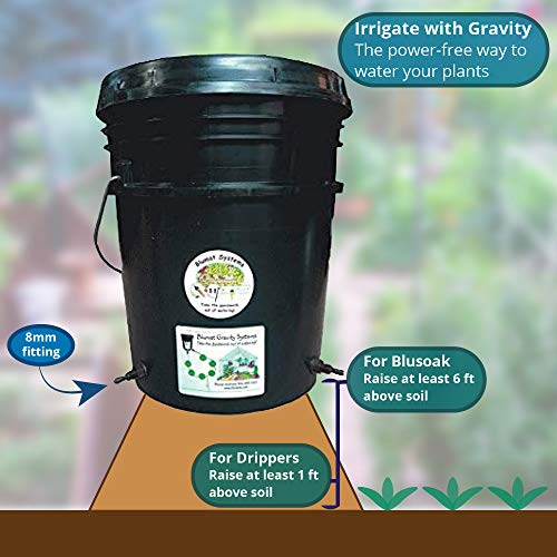 Blumat Drip System 12 Pack Medium Kit with Reservoir Smart