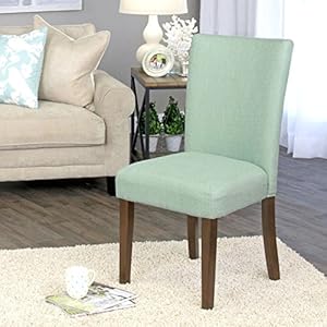 HomePop Parsons Classic Upholstered Accent Dining Chair, Single Pack, Teal HomePop Parsons Classic Upholstered Accent Dining Chair Single Pack Teal