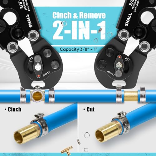 SHALL 2-IN-1 Pex Crimping Tool