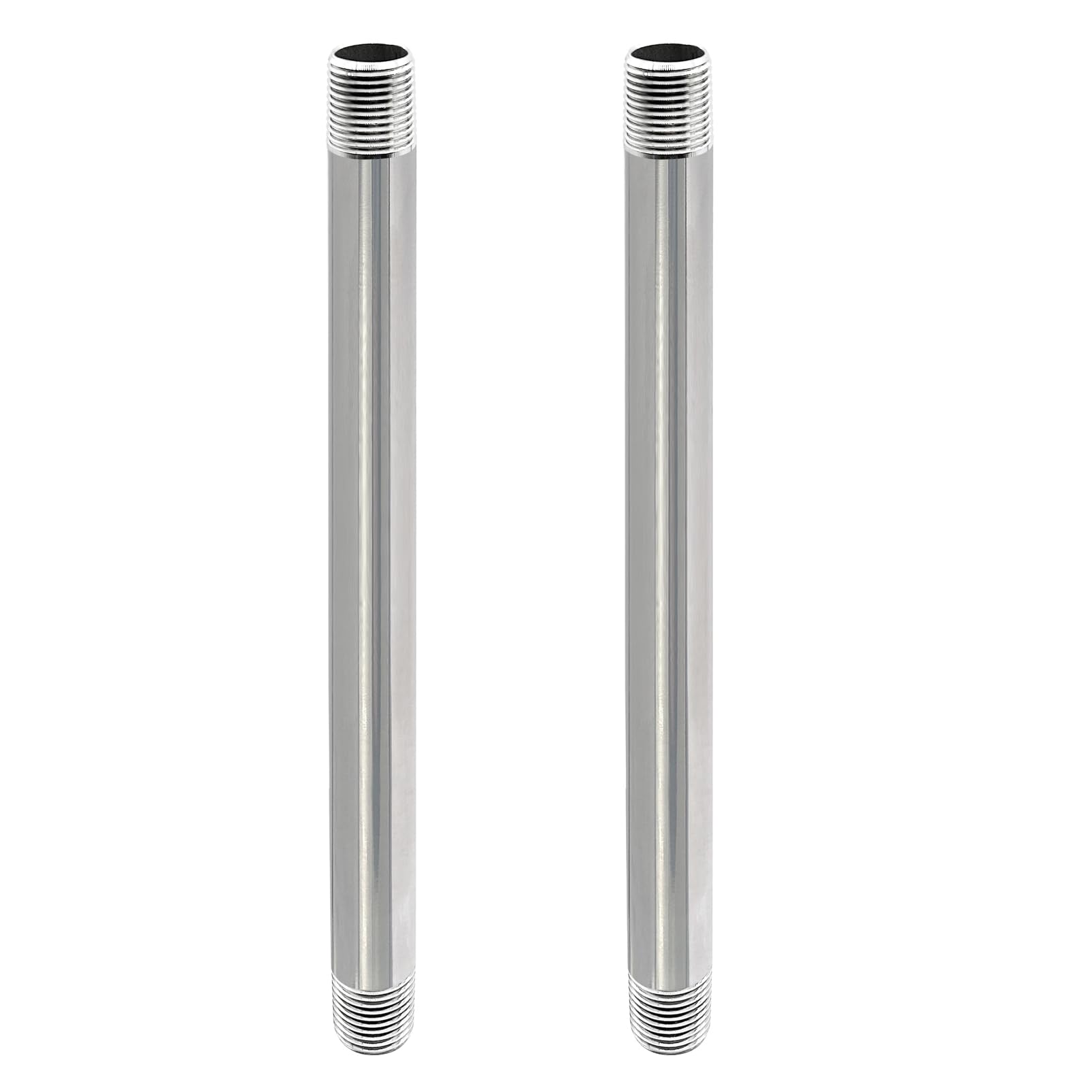 GeilSpace 1/2' x 12' 304 Stainless Steel Nipple Pipe Fitting