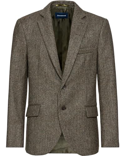 Highmoor Tweed-Sakko Braun 54