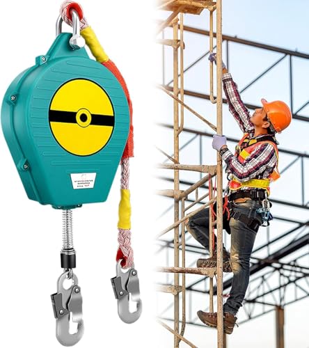 Dispositivo personal de protección contra caídas con cable autocontraíble de 20 metros 2