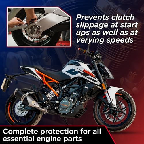 Image of ELF - Moto 4 Gold 20W-40 Semi-Synthetic Engine Oil for Bike | Anti-Clutch Slippage formula- 0.9L